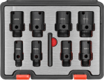 Yato Keermet&ouml;&ouml;tluskomplekt 9tk, YT-17600, M14x1.5mm, M16x1.5mm, M18x1.5mm, M20x1.5mm, M22x1.5mm, M24x1.5mm, M27x2.2mm, M30x1.5mm
