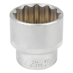 Kaheteistkandiline padrunv&otilde;ti, FORSAGE, F-54936, 36 mm, 1/2" &uuml;hendus, kroom-vanaadium teras