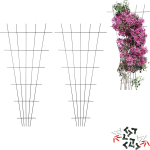 Plant Support - Garden Trellis 150 x 75 cm 2 pcs BIOOGROD 721426