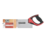 Kreator Tenon saag KRTH80201, 350mm, 0.9mm, 13 TPI, tugevdatud tagumine osa, pehme libisemisvastane k&auml;epide