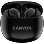 Juhtmevabad TWS k&otilde;rvaklapid Bluetooth &uuml;hendusega TWS-5 Must CNS-TWS5B CANYON