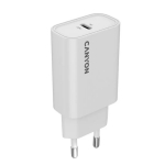 Kompaktne seina USB laadija maksimaalse 30 W v&otilde;imsuse ja 1&times;PD USB C pordiga OnCharge 30CL Max Power 30W EU Valge CNE-CHA30CLW CANYON