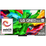 LG teler 86QNED86A3A 86" 4K Ultra HD, QNED, Mini LED, 4 HDMI, 2 RF, 1 USB, Smart TV, Wi-Fi, Bluetooth 5.3