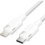 Vention USB-C kuni Lightning kaabel 2m valge, 1 Type-C isane, 1 Lightning isane, 3A, 480Mbps