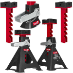 Tvardy t&otilde;stukite statiiv 3T Heavy Duty, 3 tonni, 275&ndash;430 mm, 6 k&otilde;rguse taset, 200 &times; 200 mm, teras, pulberkattega, 2 tk