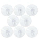 Axentia Vannitoa konksud 7421821, 8 tk, l&auml;bipaistev plast, 3,5 cm, 1 cm, 0,35 kg