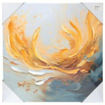 Besk 3D printimise l&otilde;uend 9134887, 50x50cm, Prinditud l&otilde;uend tekstuuriga 3D efekti, Valmis riputamiseks