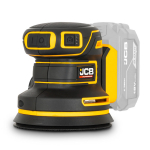 JCB JCB-18POS-125 Professional 18V harjavaba ekstsentriklihvija puidu metalli ja v&auml;rvi lihvimiseks 125mm 8000-12500p/min 3 kiirust