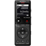 Sony Digitaalne diktofoni ICD-UX570 ICDUX570B.CE7, 4 GB, 48 Kbit/s, LPCM, MP3, USB, OLED, Must