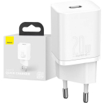 Baseus Super Si kiirlaadija 1C CCSUP-B02, AC 100V-240V~, 50/60Hz, 0.8A, 5V=3A, 9V=2A, 12V=1.67A, 20W Max.