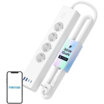 Meross MSP844SMA-EU, nutikas, 16A 3680W, 4x AC pesa, 2x USB-C, 2x USB-A, PD 30W, QC 3.0 18W