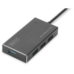 Digitus USB keskjaam DA-70240-1, 4 porti, 5 Gb/s, 1 m, alumiinium, 5V/2A toiteallikas