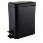 Beldray Pedaliga pr&uuml;gikast LA041173BLKPEU7, 5L, must, 1 sektsioon, raud, kaas, pedaal