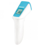 Homedics Kontaktiline infrapuna kehatermomeeter TE-350-EU, 2 x AAA, 1-5 cm, 50 m&otilde;&otilde;tmise m&auml;lu, v&auml;rvikooditud tulemused