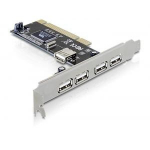 Logilink V&otilde;rgukaart PC0028, 5 porti, 480 Mb/s, 32-bit PCI, ROHS, FCC, CE