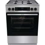Gorenje gaasi-elektriline pliit GKS6C70XJ 740631, 71l, 4, 1000W, 3000W, 1900W, 1900W, elektriline gaasi s&uuml;&uuml;de, AquaClean puhastus