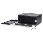 Digitus SOHO Pro v&otilde;rgukomplekt DN-49201-SET, 19" 4U, 54x40x24cm, must, lukustatav esiuks