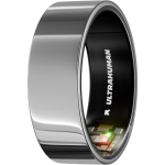 Ultrahuman Ring Air UHRA-AS-08, suurus 8, Space Silver, 2.8g, Bluetooth 5.0 BLE, veekindel kuni 100m, VO2 max, AFib tuvastus