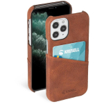 Krusell Sunne CardCover Apple iPhone 12 mini vintage cognac 62154, 5.4", pruun, ehtne nahk, 1 kaardi koht