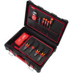 Milwaukee PACKOUT elektriku t&ouml;&ouml;riistakomplekt 62 tk, 4932499466, VDE, 90-hambaline raat, automaatne traadieemaldaja, PACKOUT