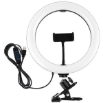 Puluz PKT3131B r&otilde;ngasvalgus telefonihoidikuga, 5V, 3200-5600K, 24-26lm, CRI>95, 1-100%