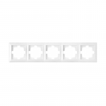 Raam STILJ 5 pesa, valge BYLECTRICA