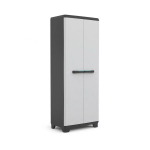 Kapp Linear Tall Cabinet KETER 29206640 68x39x173cm must/hall/tumesinine