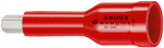 Hexagona uzgriežņu atslēga, KNIPEX, 98 39 08, 8 mm, hromēta