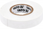Isolatsioonlint PVC 15 mm &times; 20 m valge tulekindel dielektriline tugevus 40 kV/mm YT-81596 Yato