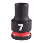 SHOCKWAVE&trade; IMPACT DUTY TRIECIENIZTURĪGAS UZGRIEŽŅU MUCIŅAS, 7 MM 3/8" IMPACT SOCKET STD - 1 PC, 4932480264 MILWAUKEE