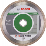 Dim. grie&scaron;. ripa FPE 180x22.23 mm, Lielām leņķa slīpma&scaron;īnām ar fiksācijas uzgriezni DIMANTA GRIEZĒJDISKS STANDARD FOR CERAMIC, 2608602204 BOSCH