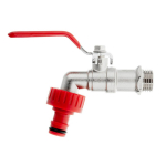 IBC set &ndash; 1/2" tap with 3/4" external thread + hose coupling G70185 GEKO