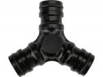Yato Aia voolikute jagaja YT-89061, 1" (25 mm), ABS, k&otilde;rge vooluhulk, vastupidav konstruktsioon