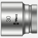 Zyklop 30 mm 1/2" muciņa, WERA, 05003616001, HMC, hromēta apdare, precīza roktura kontrole