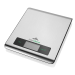 K&ouml;&ouml;gikaal nutitelefoni rakendusega, maksimaalse kandev&otilde;imega 5 kg, 1 g t&auml;psusega ja LCD-ekraaniga Nutri Vital ETA079090000 Silver ETA