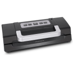 Vaakumpakendaja 110 W temperatuuri juhtimine LED ekraan 30 cm lai HC 170 Must roostevaba teras 01358 Caso