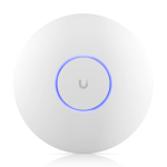 Wi Fi 7 p&auml;&auml;supunkt tri band 2.4 / 5 / 6 GHz 8 ruumilist voogu kuni 160 m&sup2; katvus 500+ seadet PoE+ 2.5 GbE UniFi U7 Pro Max Valge Ubiquiti