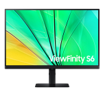 Samsung LS27D600EAUXEN ViewFinity S6 27" QHD 2560&times;1440 100 Hz IPS LCD monitor 5 ms k&otilde;rguse/kalde/p&ouml;&ouml;rde reguleerimine Must