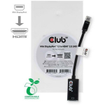 Club3D adapter CAC-2170 Mini DisplayPort 1.2 HDMI 2.0, 4K UHD 60Hz, 1 HDMI port, 1 Mini DisplayPort