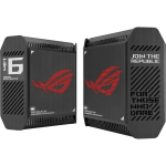 Asus Wifi 6 802.11ax Tri-band Gigabit Gaming Mesh System GT6 ROG Rapture 90IG07F0-MU9A20, 574+4804+4804 Mbit/s, 10/100/1000 Mbit/s