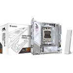 Gigabyte X870I AORUS PRO ICE, emaplaat, AM5, 2 x SATA, 2 x M.2, DDR5 SDRAM, 128 GB, 2.5 GbE LAN, Wi-Fi 7