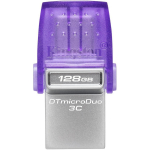 Kingston | DataTraveler | DT Micro Duo 3C | 128 GB | USB Type-C/Type-A | Purple