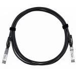 Ubiquiti Kiudoptiline kaabel SFP+, UACC-DAC-SFP10-3M, 3m, 10Gbit/s, must, isane pistikud