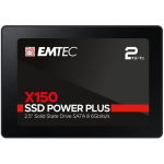 Emtec SSD 2.5 Sata X150 2000GB Power Plus ECSSD2TX150, 2 TB, 520 MB/s, 500 MB/s, SATA III 6 Gb/s, 2 000 000 tundi
