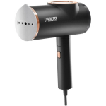 Princess Garment Steamer 332890 Dual 01.332890.01.001, 1300 W, 0.1 L, must, vertikaalne auru voog, sisseehitatud riputuskohad