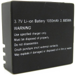 GoXtreme Aku 01470, 1050 mAh, 3,7 V, Liitiumioon, 3,885 Wh, Kaamera, Must