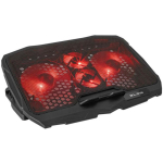 Blow S&uuml;learvuti jahutuspad 66-365#, 12.5cm, 7cm, must, USB 5V, 15dB, 4 ventilaatorit, 2200rpm, 2 porti
