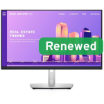 DELL Renewed P2422H monitor, 24", IPS, 1920x1080, tehases suletud