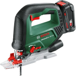 Bosch AdvancedSaw 18V-140 tikksaag, 0603013003, 18V, 2Ah, 3000 min⁻&sup1;, 140mm puit, 10mm teras, 20mm alumiinium, harjata mootor, SDS