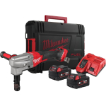 Milwaukee M18 FNB35-502X 4933498983, 18V, 2x5Ah, 4 kiirust, 35mm, 3.8mm Al, 3.5mm Al, 2.8mm Al, harjadeta, ONE-KEY, LED, HD Box